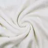 Tissu velours viscose et soie blanc cassé