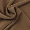 Tissu Crêpe de soie uni de couleur taupe