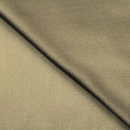 Tissu satin de soie uni de couleur gris souris