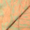 Tissu coton camouflage saumon et vert