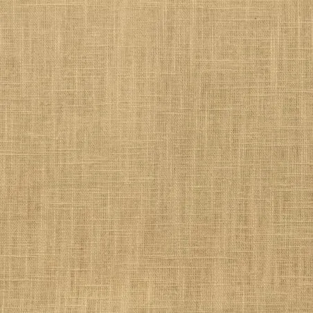 Tissu en Lin Uni de Couleur Beige Claire