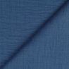 Tissus polyester uni bleu marine