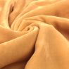 Tissu velours viscose et soie de couleur beige claire iridescent