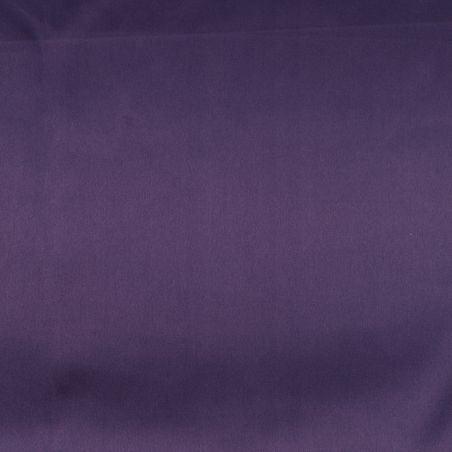 Tissus satin uni violet