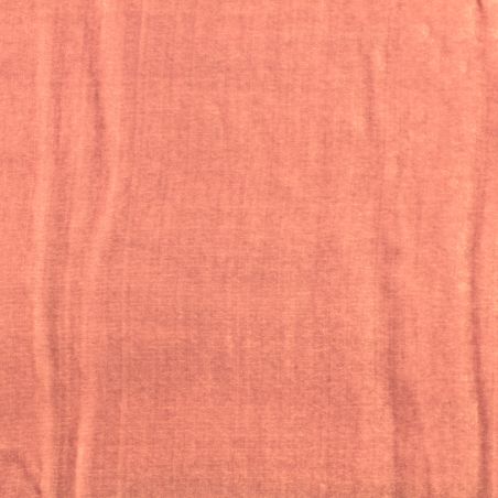 Tissu Velours Irisé en Viscose et Soie Rose Poudré