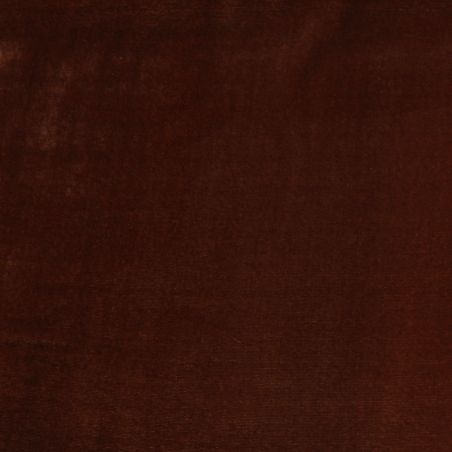 Tissu velours viscose et soie de couleur marron iridescent