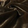 Tissu en velours de viscose et soie marron clair