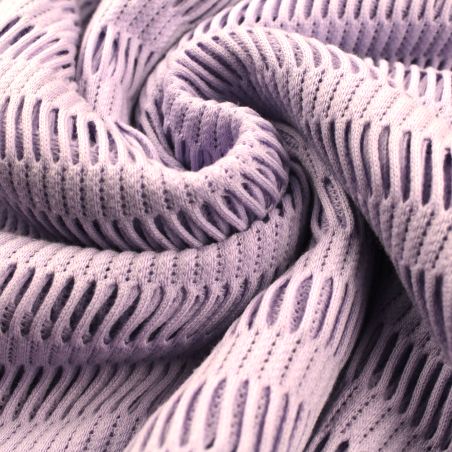 Tissu en maille épaisse violet – Idéal pour vêtements et décoration