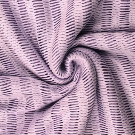 Tissu en maille épaisse violet – Idéal pour vêtements et décoration